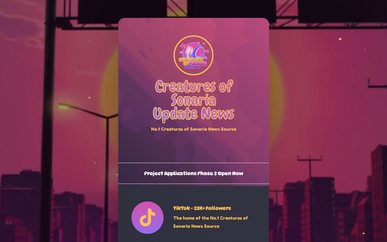 Creatures of Sonaria Update News